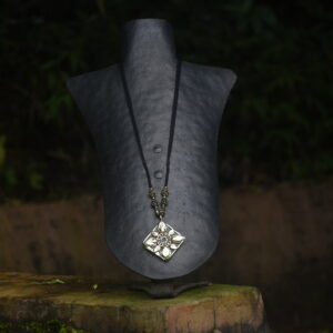 Terracotta & Brass Pendant