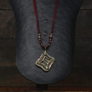Glass & Brass Pendant