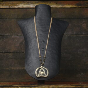 Terracotta & Brass Pendant