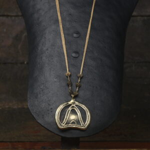 Terracotta & Brass Pendant