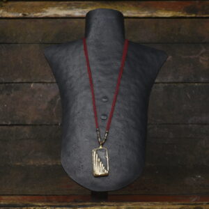 Terracotta & Brass Pendant