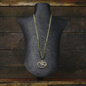 Terracotta & Brass Pendant