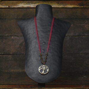 Terracotta & Brass Pendant