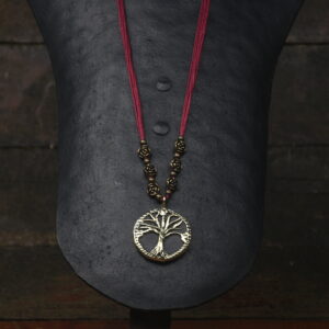 Terracotta & Brass Pendant