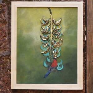 Sunbird on Jade Vine Painting