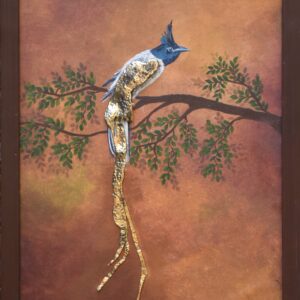 Paradise Flycatcher Painting