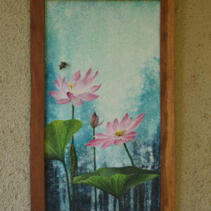 Lakshmi Lotus Painting