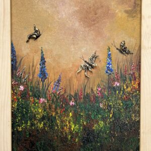 Butterflies in a Feild Painting