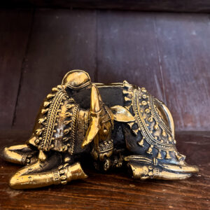 Meditating Nandi with bells (Medium)