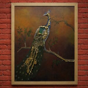 Peacock on a Branch