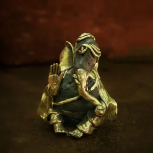 Ganesha Sculpture - Rock Dhokra