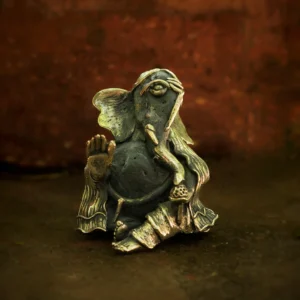 Ganesha Sculpture - Rock Dhokra