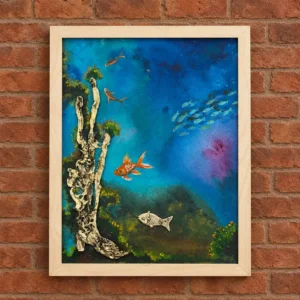 A Marine Symphony- Molten Metal Painting