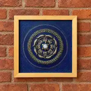 Tortoise & Fish Mandala- Molten Metal Painting